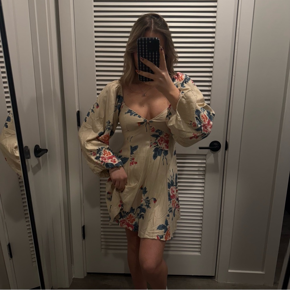 FREEPEOPLE Floral Mini Dress